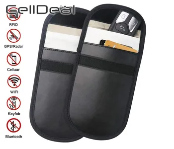 

Smart Key Electric Wave Blocking Pouch Anti-theft Car Security By Relay Attack RFID Crime Prevention Measures Anti Skimming