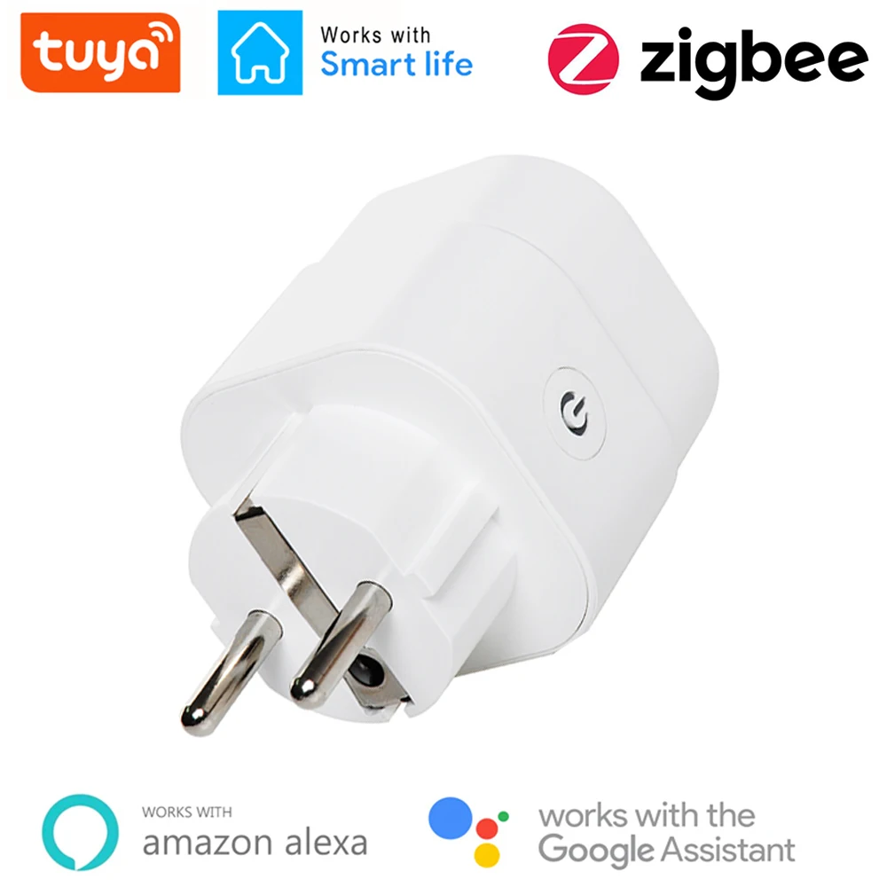 ZigBee Smart Stecker EU 16A Adapter Power Monitor Timer Steckdose