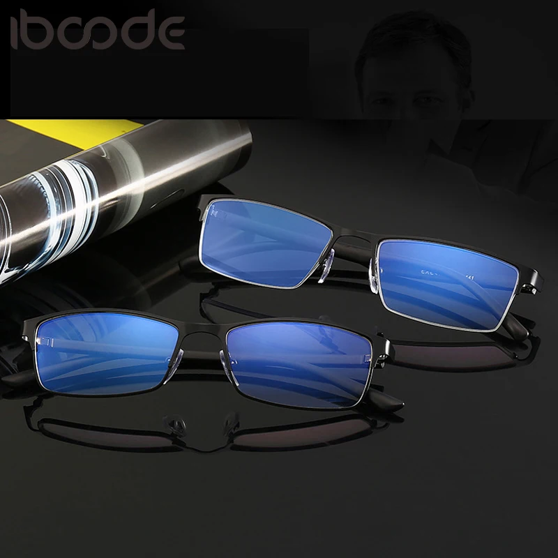 Iboode анти синий светильник очки для близорукости мужчин и женщин TR90 близорукие по