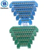 1Pcs Green Blue Screw Brass Din Rail  Terminal Block Earth and Neutral Blocks 4Pin 6Pin 8Pin 10PIN 12PIN ► Photo 1/6