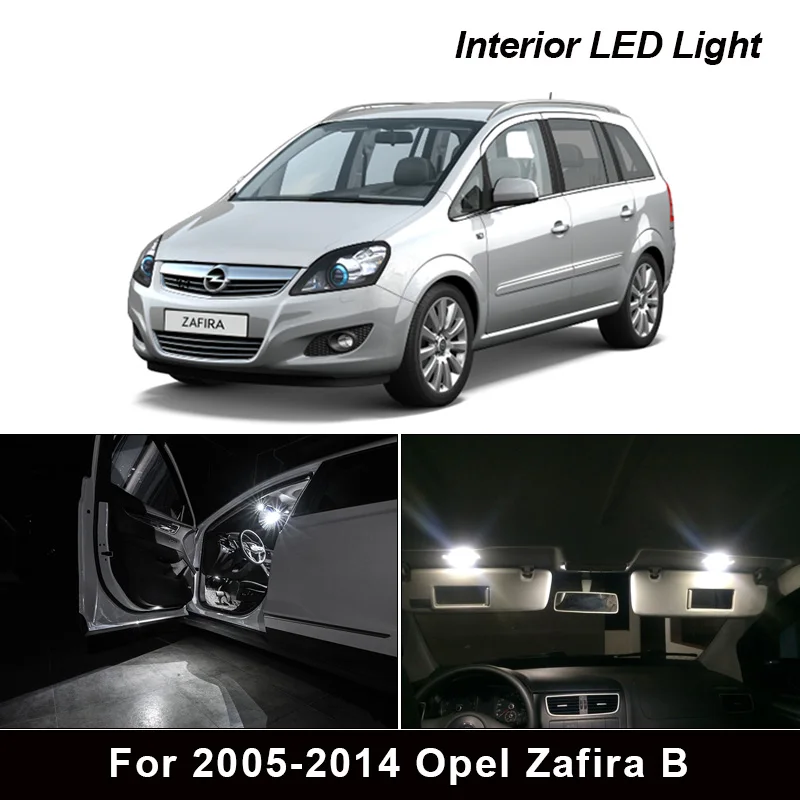 11x Interior Light Car Led Bulbs For Opel Zafira B 05 14 Canbus White Led Glove Box Trunk Reading Dome Light Signal Lamp Aliexpress