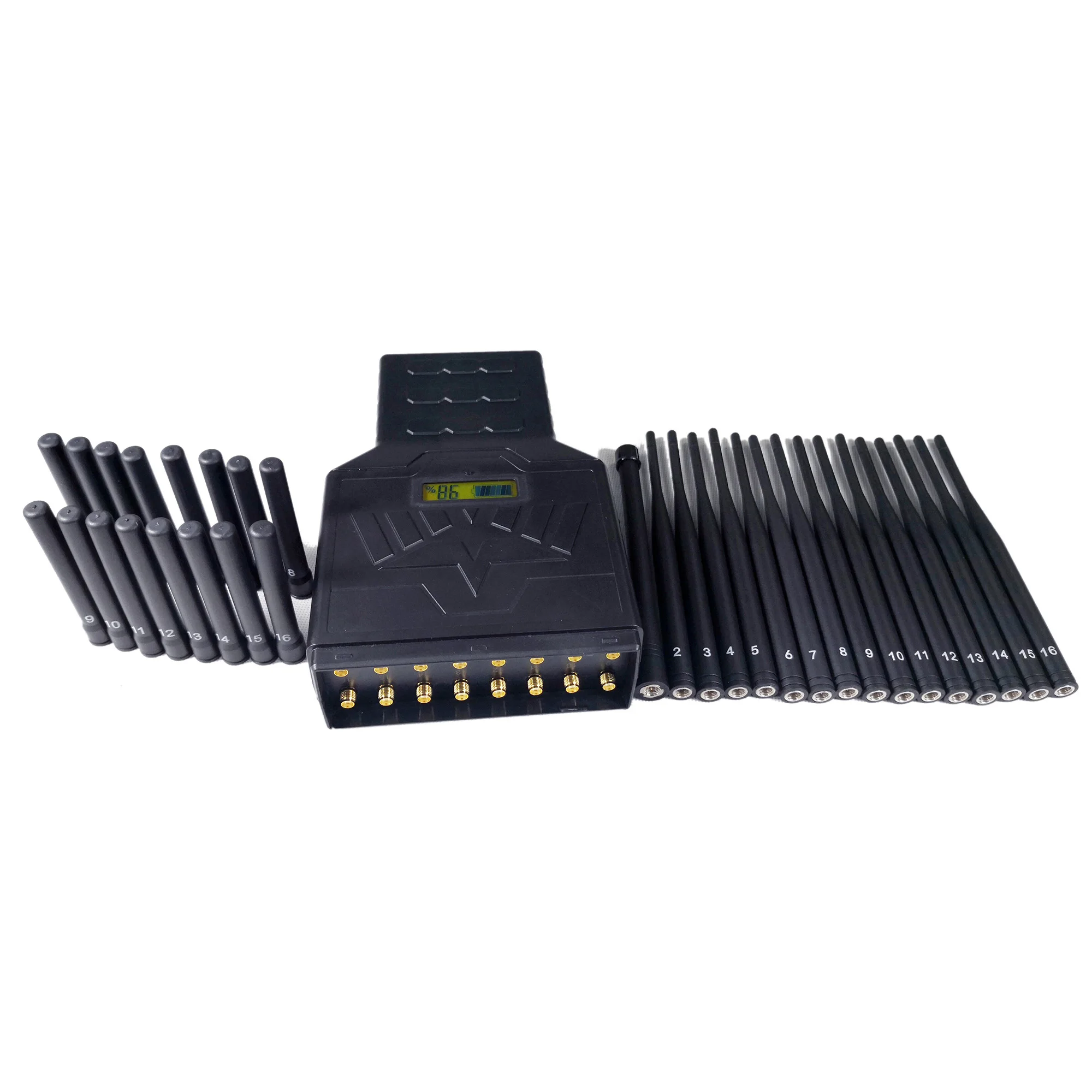 핸드 헬드 16 풀 밴드 휴대 전화 4G/3G/2G/5G + WiFi2.4G/5G + GPSL1-L5 + UHF/VHF 워키 토키 + LOJACK + RC433 315 868