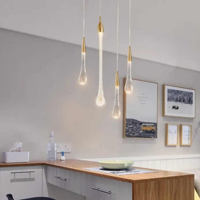 

Crystal A Post Modern Concise Originality Display Window Stair Case Group Combine Lamp Restaurant Bar Counter Small Drip
