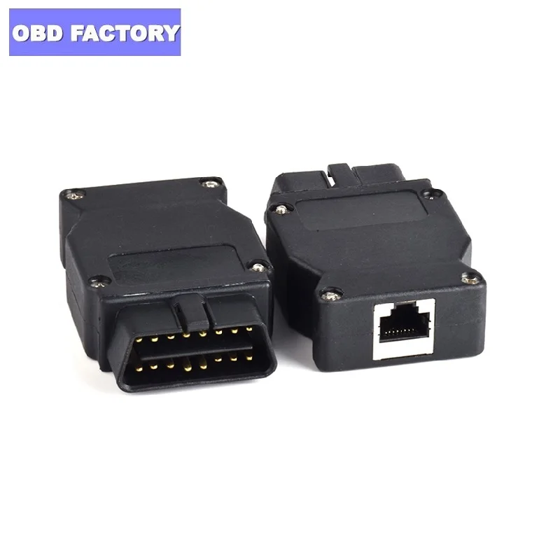 10Pcs/Lot For BMW OBD2 16Pin Plug OBD Interface MW ENET Ethernet To 2 ESYS ICOM Coding Adapter | Автомобили и мотоциклы
