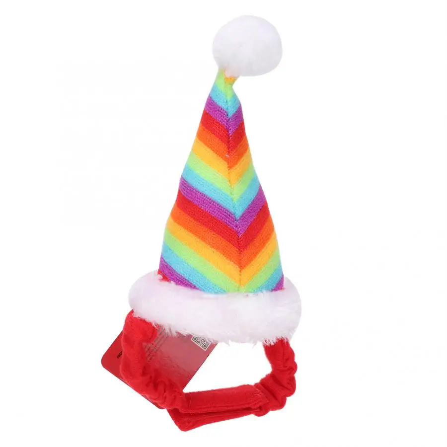 

Cat Party Costume Suit Cute Colorful Pet Guinea Pig Small Animal Christmas Holiday Hat Hamster Costume Dress Up clothes for Pet