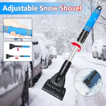 

Retractable Car Winter Car Snow Tools Rotating Telescopic Adjustment Length Car Snow Shovel Vehicle Winter Shoveling Snow