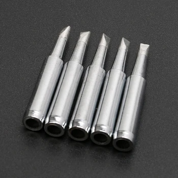 

5Pcs Iron Tsui 900M-T-3.2D Soldering Solder Iron Tips Replacing 3mm Chisel Width S25 19 dropship