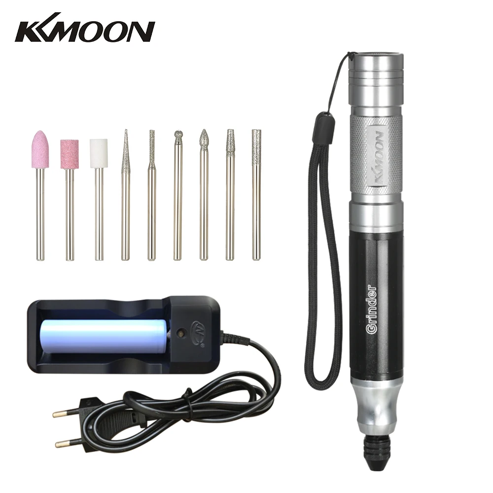 

KKmoon 3.7V 35W Mini Electric Grinder Drill Tool Wireless Engraving Pen Grinding Milling Polishing Tools