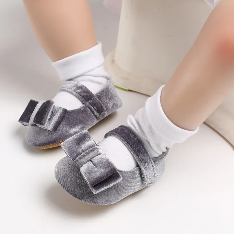 Baby Shoes 0-1-Year-Old New Style baby girl shoes Rubber Sole Anti-Slip Toddler Shoes First Walkers Shoes