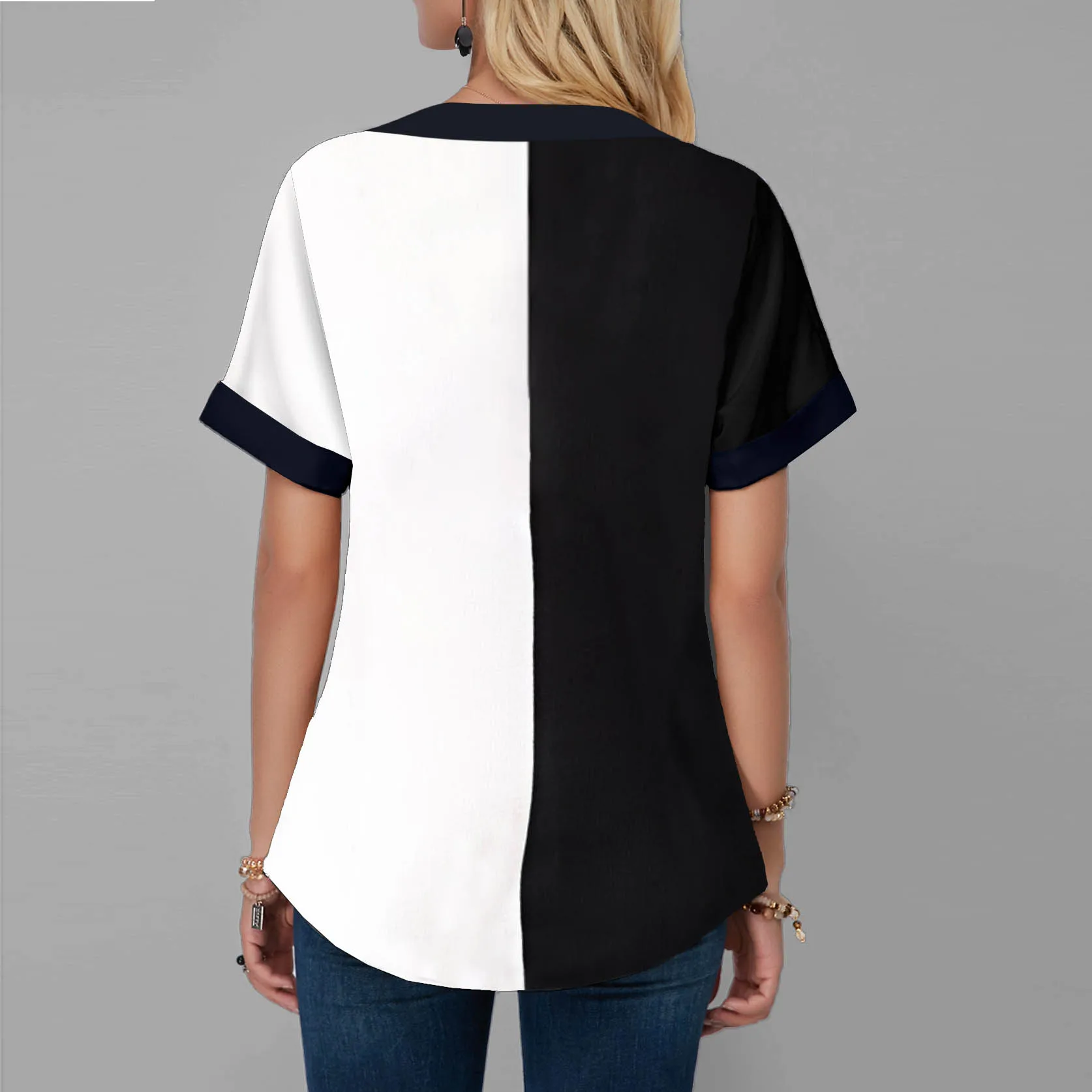 New Summer Tshirt Sexy Flowers Print Short Sleeve Tops & Tees Fashion Casual T Shirt