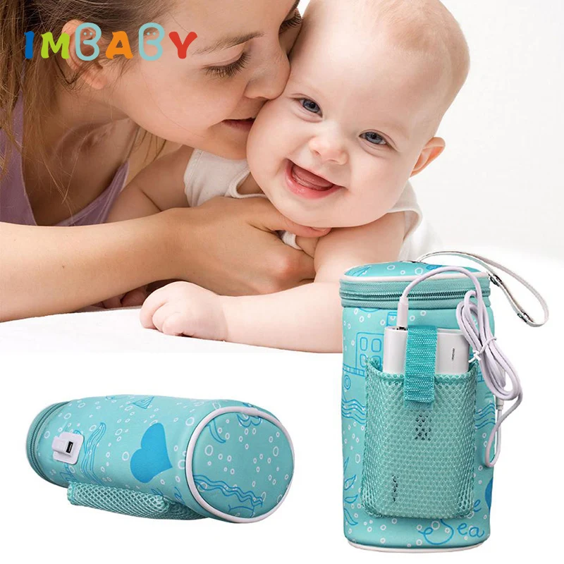 IMBABY USB Электрический нагреватель для бутылок обогреватель изолированный мешок дорожная чашка автомобиль обогреватели напиток теплый Молоко термостат мешок для кормления новорожденных