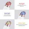 Multifunction LED Photon Therapy High Vibration EMS Heating Massage Face Eye Massager Skin Lifting Anti-Wrinkle SPA Facial Tool 5