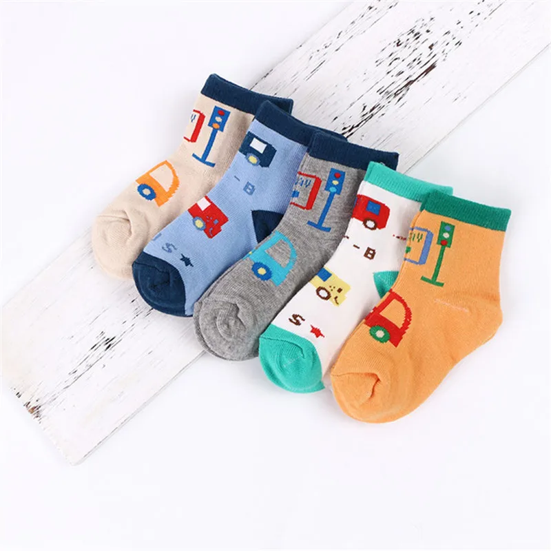 JINBEST 5 Pairs Warm Cotton Baby Toddler Socks For Kids Infant Baby Boys And Girls