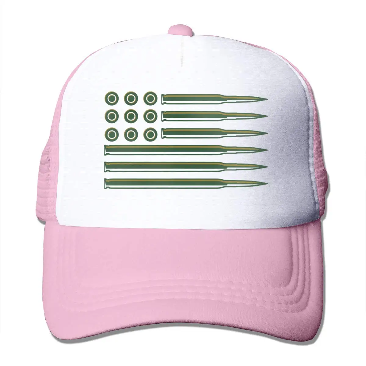 TSDFCAmmo Flag Green Mesh Baseball Caps Unisex Adjustable Trucker Style Hats |