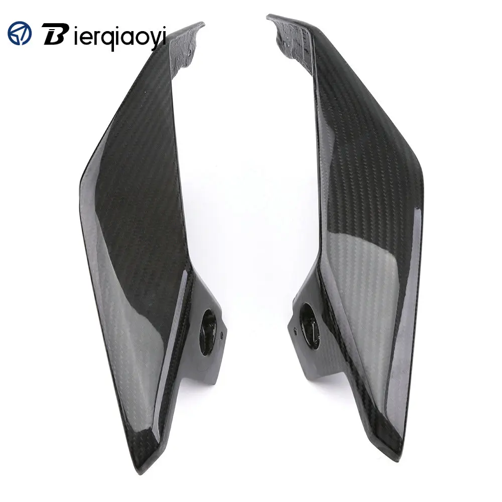 Carbon Fiber MT 09 мотоцикл карбоновый задний хвост Cowling обтекатель протектор Чехлы для Yamaha MT09/MT-09/FZ09- 18 задняя Стоковая боковая панель - Цвет: Carbon Fiber
