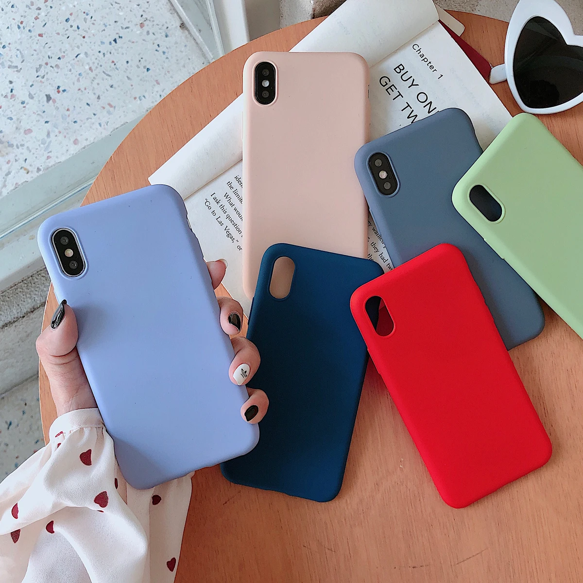 Новые модные милые деловые простые чехол для iPhone 6 6S 7 8 Plus X XR XS максимальный Ip 6plus