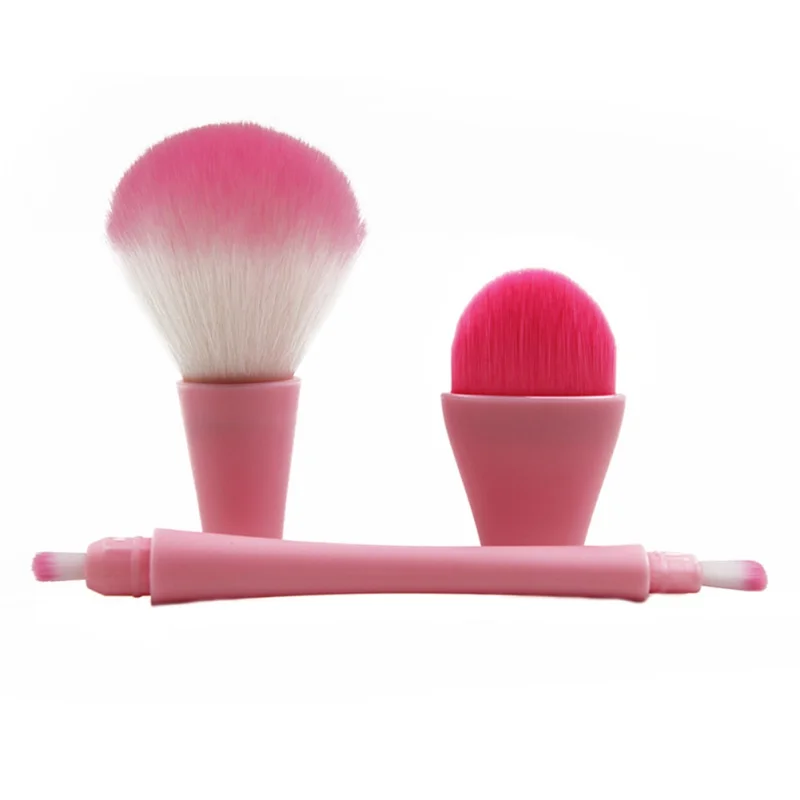 4 in 1 Foundation Makeup Brushes Makeup Tool Eyebrow Eyeliner Powder Concealer Makeup Cosmetics Tools