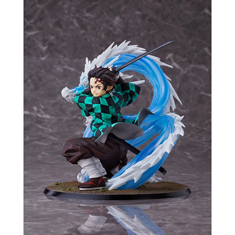 Масштаб 1/8 фигурка Kimetsu no Yaiba Tanjiro Kamado из ПВХ игрушки фигурные куклы|Игровые