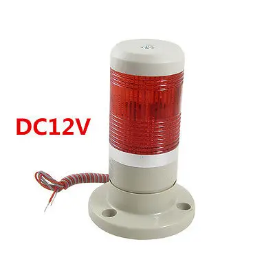 12V DC красный сигнал башня промышленный Предупреждение льный светильник стек сигнальный аппарат