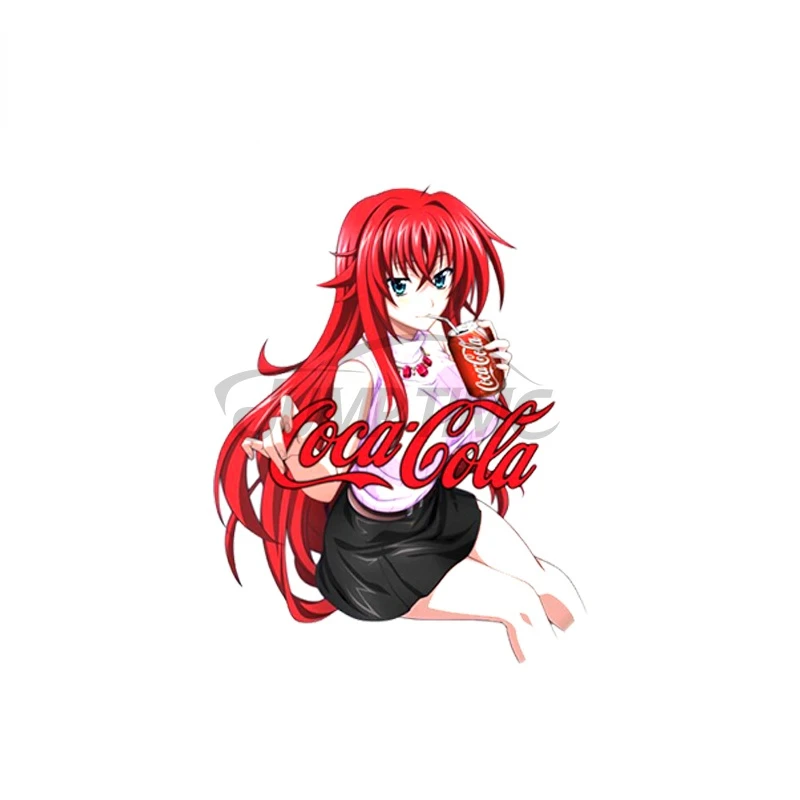 for Highschool DxD Rias Gremory Coke Car Sticker Waterproof Auto Decal