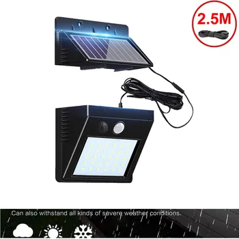 

Solar Panel Powered LED Radar Sensor Light Lamp Wall Lights Outdoor Garden Patio Porch Aisle Decoration Landscape Lighting 30 LE