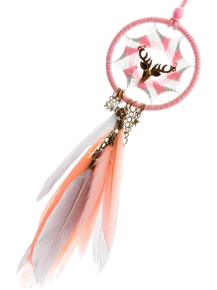 Подвеска для автомобиля ins all the way peace charm catching dream net зеркало заднего вида креативная Автомобильная Ювелирная сетка Красная богиня