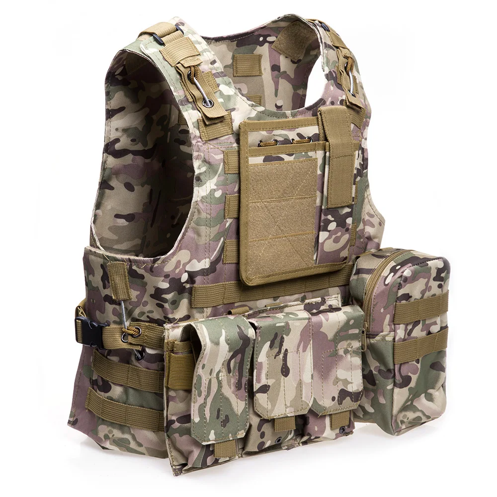 

VIM Outdoor Military Tactical Vest Molle Combat Assault Plate Carrier Tactical Vest CS Outdoor Clothing Hunting Vest Nylon D40