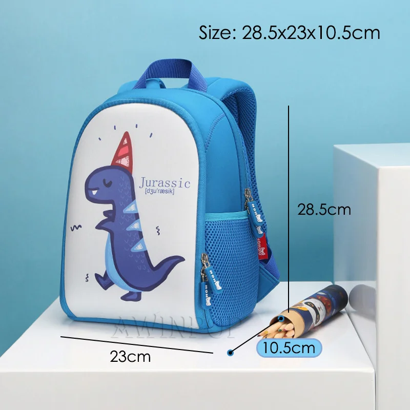 3D мультфильм Акула школьные ранцы для мальчиков девочек большой рот Акула Водонепроницаемый Детские сумки детские школьные рюкзаки Mochila Infantil - Цвет: 8
