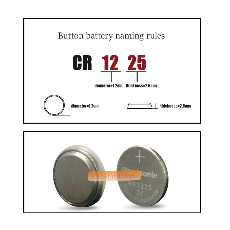 8 шт. BR1225 литиевая батарея Panasonic BR1225 3 в Кнопка Литиевые батареи/высокая температура батареи для игрушек дистанционного управления