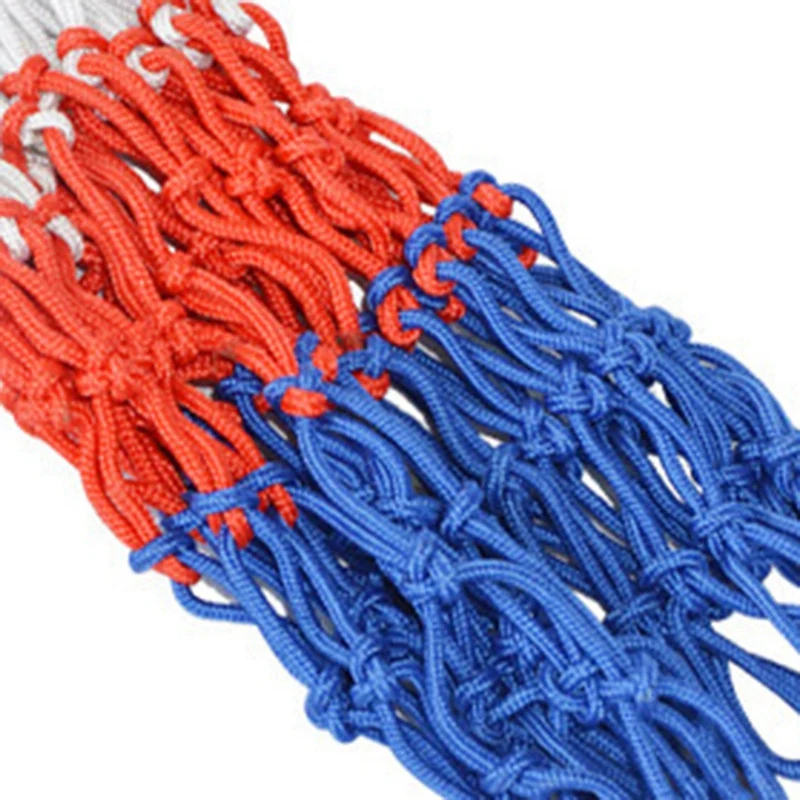 NEW-2Pcs, баскетбольная сетка, для игры в баскетбол, для спорта, нейлоновая кольцевая оправа, сетка, высокая баскетбольная оправа, сетка