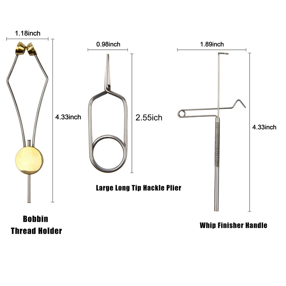 6 шт./компл. инструменты для завязывания нахлыстом набор бобин threader держатель катушки поворотный наконечник в виде прута для рыболовные снасти комбо