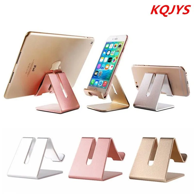 

KQJYS Universal Portable Phone Holder Bracket Tablet Flexible Aluminum Metal Desk Stand holder for iPhone X Samsung iPad Phone