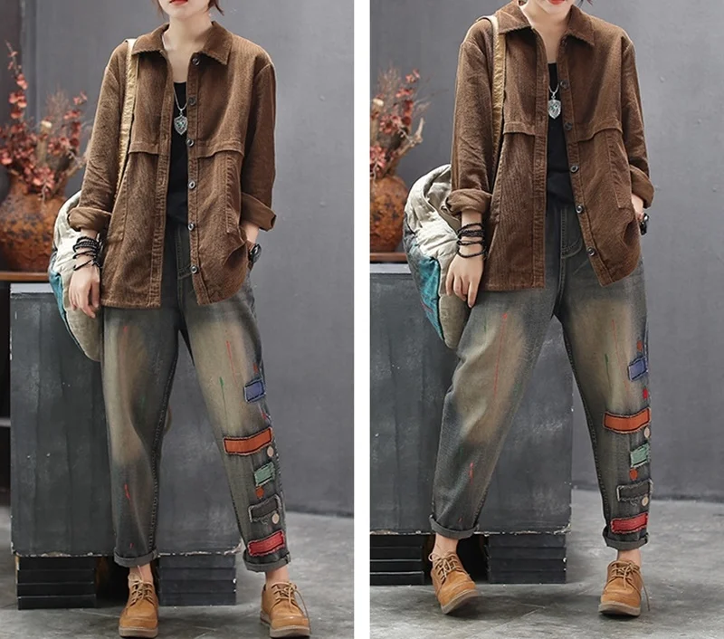 Corduroy Blouse Image 9