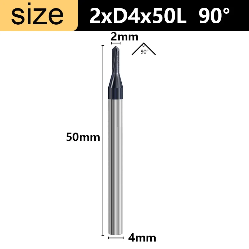 Genmitsu 5PCS V-Groove Router Bits Set, 60u00b0 90u00b0 120u00b0 150u00b0 Angle, 6mm Shank, 3D V Shape Milling Wood Cutter Knife CNC Engraving Router Bit, VG05A