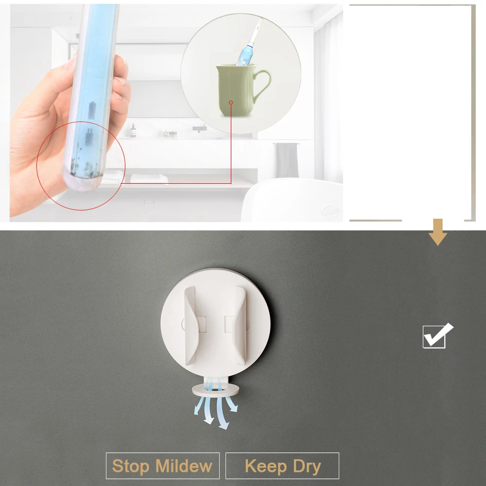 Держатель для электрической зубной щетки COSOUL 2 шт.|Электрические зубные щетки| |