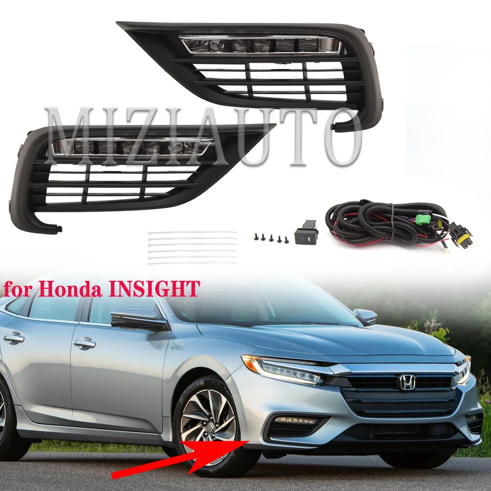СВЕТОДИОДНЫЙ DRL головной светильник s для Honda INSIGHT 2017 2018 2019 дневные ходовые огни