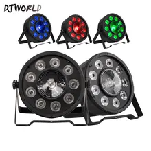 Transporte rápido led 9x10w + 30 rgb par dmx512 luz do estágio de lavagem para festa dj discoteca bola noite culb barra efeito luzes