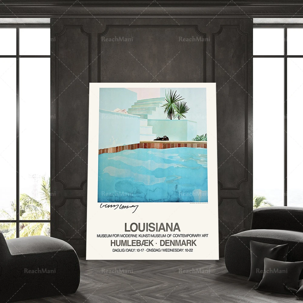 David Hockney  David Hockney Poster, Louisiana Museum for Moderne