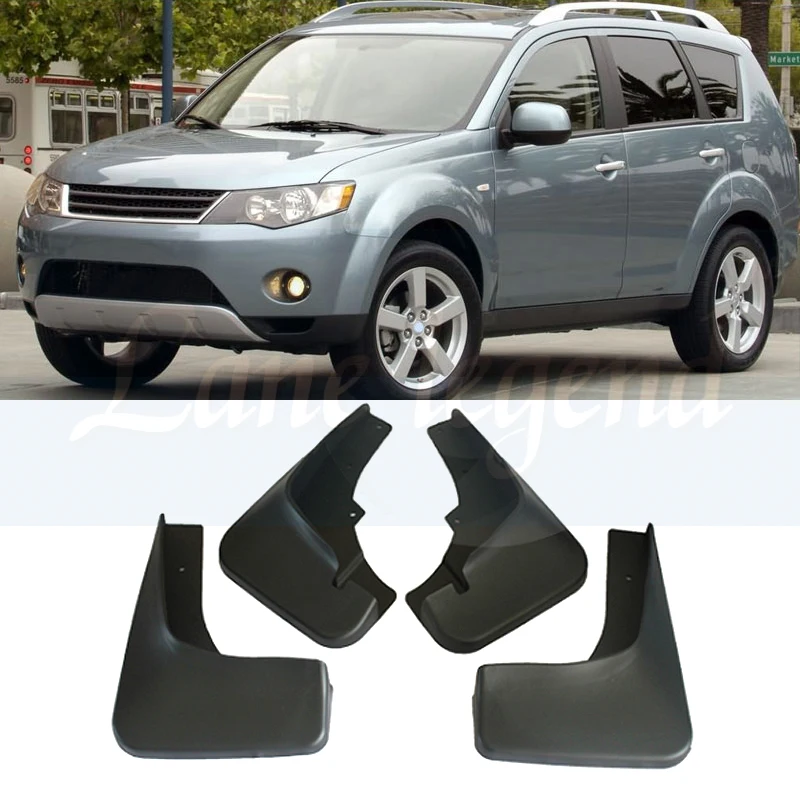 Передние и задние формованные Автомобильные Брызговики для Mitsubishi Outlander 2007 2008
