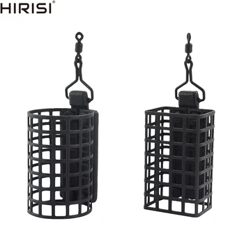HOT OFFER ❤️ 10x Fishing Tackle Feeder Cage Round Square for Carp Coarse Match Barbel Metal Feeders 20g 30g 40g 50g 60g - discount item 22% OFF Sports & Entertainment