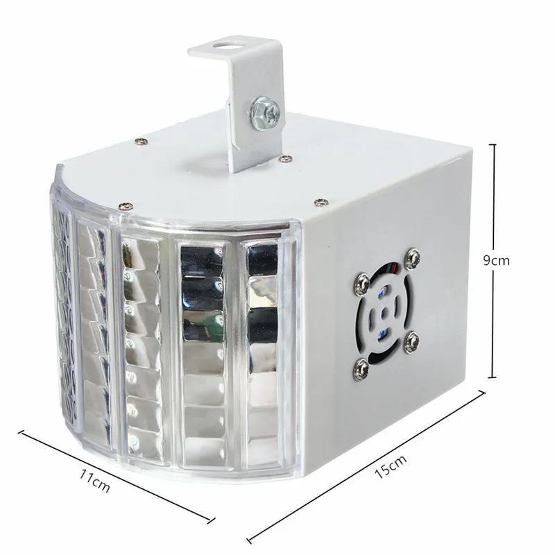 1 комплект светодиодный RGB Авто/Звуковое управление DMX512 стробоскоп сценический светильник ing DJ диско-бар вечерние 7 каналов с дистанционным светильник