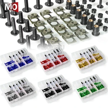 

For Kawasaki Ninja 125 250 250R 300R 400 650R 1000/Tourer EX250 Ninja400 Z400 Motorcycle Windshield Body Fairing Bolts Screws