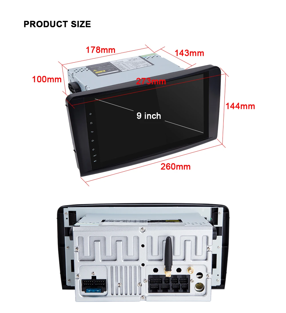 Sale 2Din Android 9.0 car radio multimedia player dvd gps For Mercedes Benz ML W164 GL X164 ML350 ML320 ML280 GL350 GL450 DSP 16