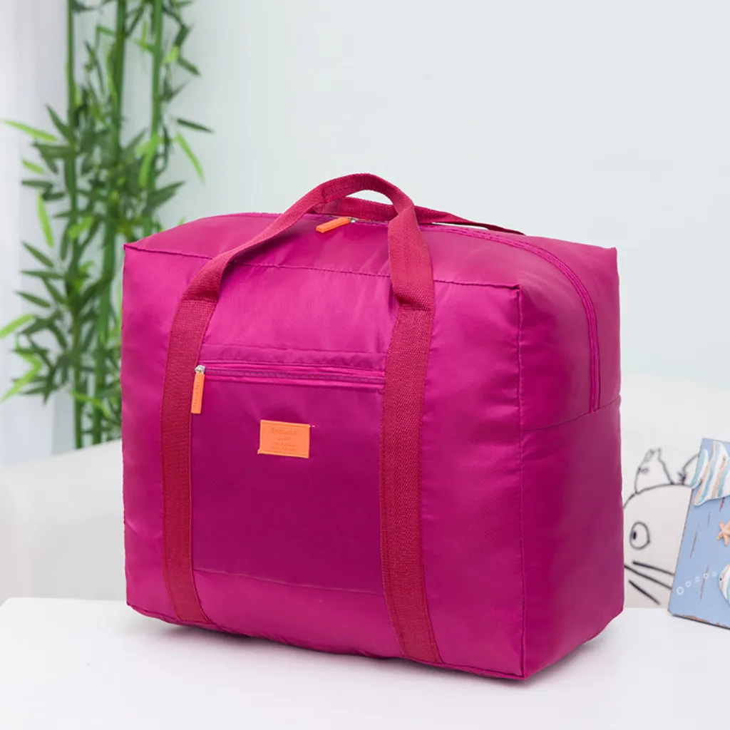 Home storage bag waterproof nylon foldable travel Duffel bag waterproof nylon foldable carry bag multi-purpose^25