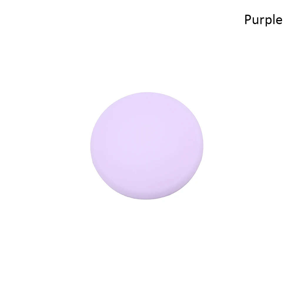 purple 1 шт. дверная ручка пробка бампер Защита самоклеющаяся Резина круглый Краш Коврик Противоскользящая Наклейка Настенная мебель протектор - Цвет: purple