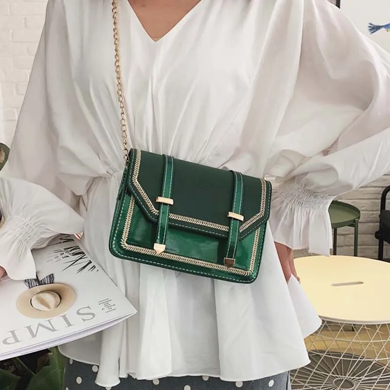 

Bag women 2019 autumn and winter new women's bag Korean casual fashion wild shoulder shoulder chain bag