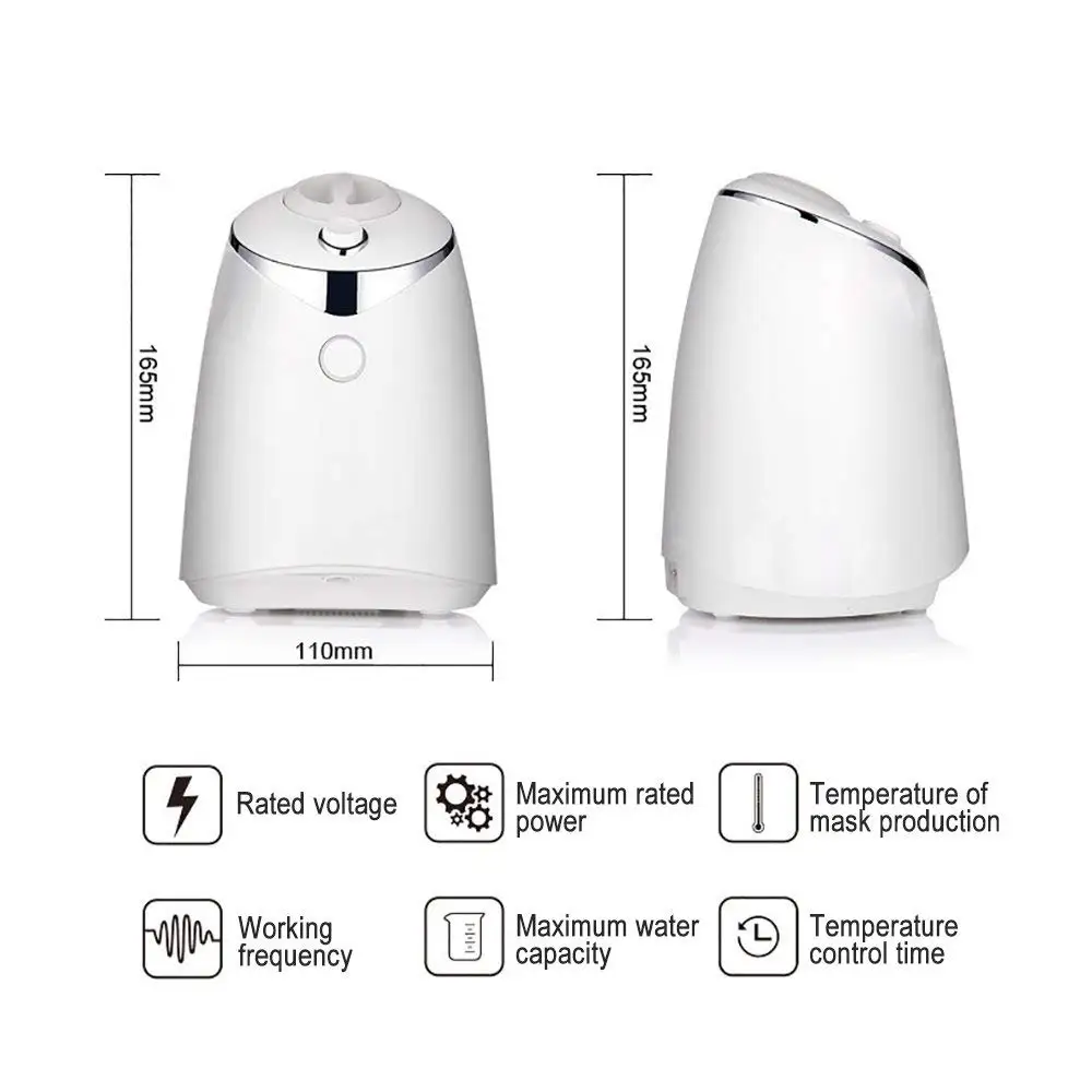 Face Mask Maker Machine Facial Treatment DIY Automatic Fruit Natural Vegetable Collagen Home Use Beauty with 32 Counts Collagen 4