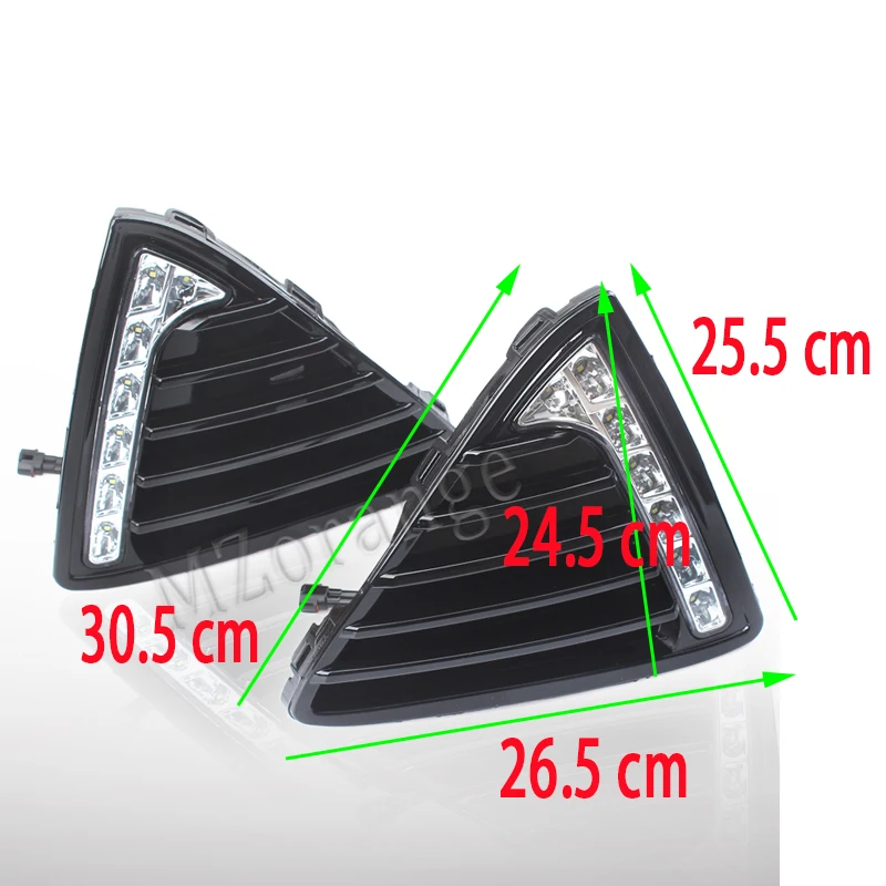 Для Ford Focus 3 для Ford Focus MK3 2012- светодиодный головной светильник Led DRL противотуманный светильник s дневные ходовые огни головной светильник s противотуманный светильник