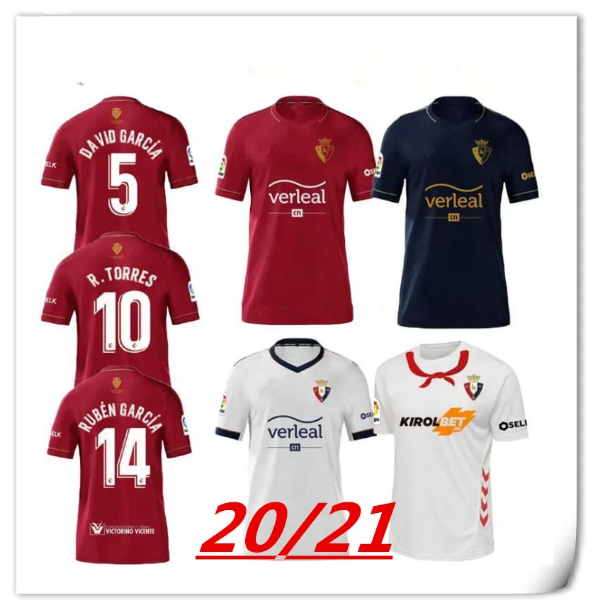 

Latest 2021 CA Osasuna soccer jersey 20 21 100th Centenary R. Torres 10 RubÃ©n GarcÃ­a 14 Chimy avila Brandon Unai Garcia footba M