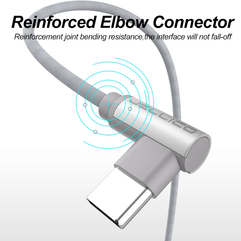 Jellico 3A usb type-C кабель 1 м Быстрая зарядка type-C кабель для huawei P30 P20 mate 20 Pro USB C для samsung Galaxy S9 Oneplus 6t